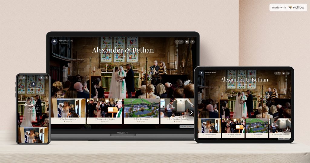 white oak wedding films vidflow