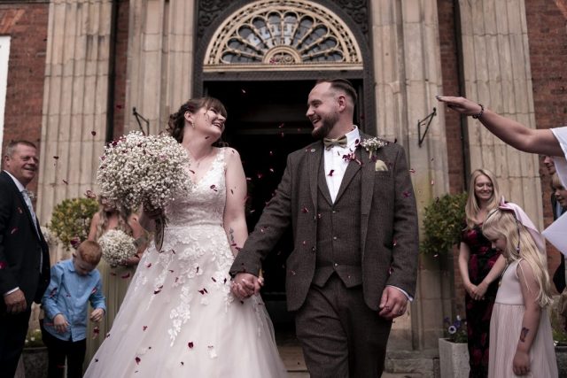 Bride and Groom White Oak Media wedding photography based in Staffordshire